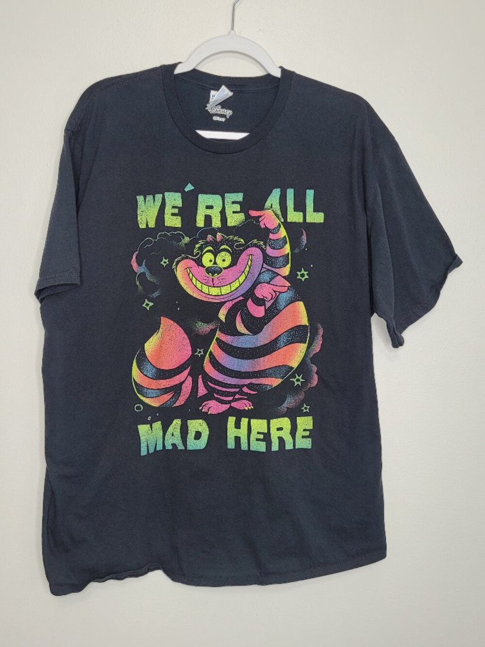 Disney We're all mad here Alice in wonderland shirt with Cheshire cat size 2x
